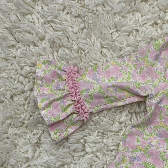 Bonnie Jean girls Sz 3T floral dress featuring a cute bunny ¥ - Picture 12 of 16